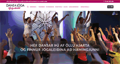 Desktop Screenshot of dansogjoga.is